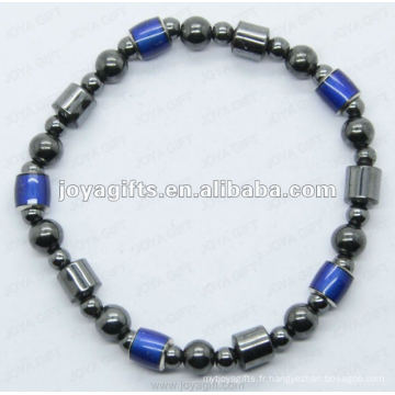 Bracelet Hematite Drum Beads